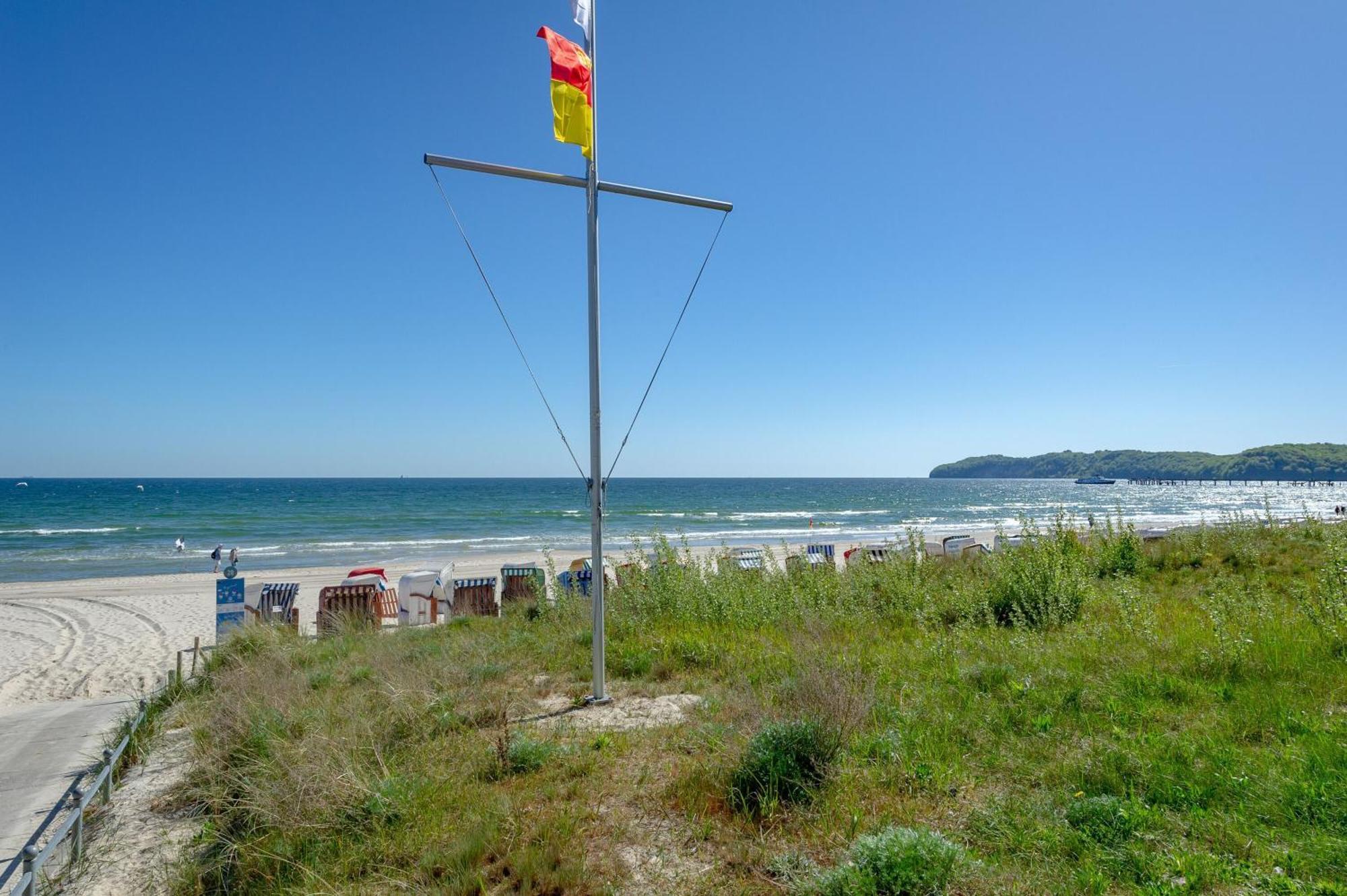 Seitlicher Meerblick, Nur 50 Meter Zum Strand Binz Dış mekan fotoğraf