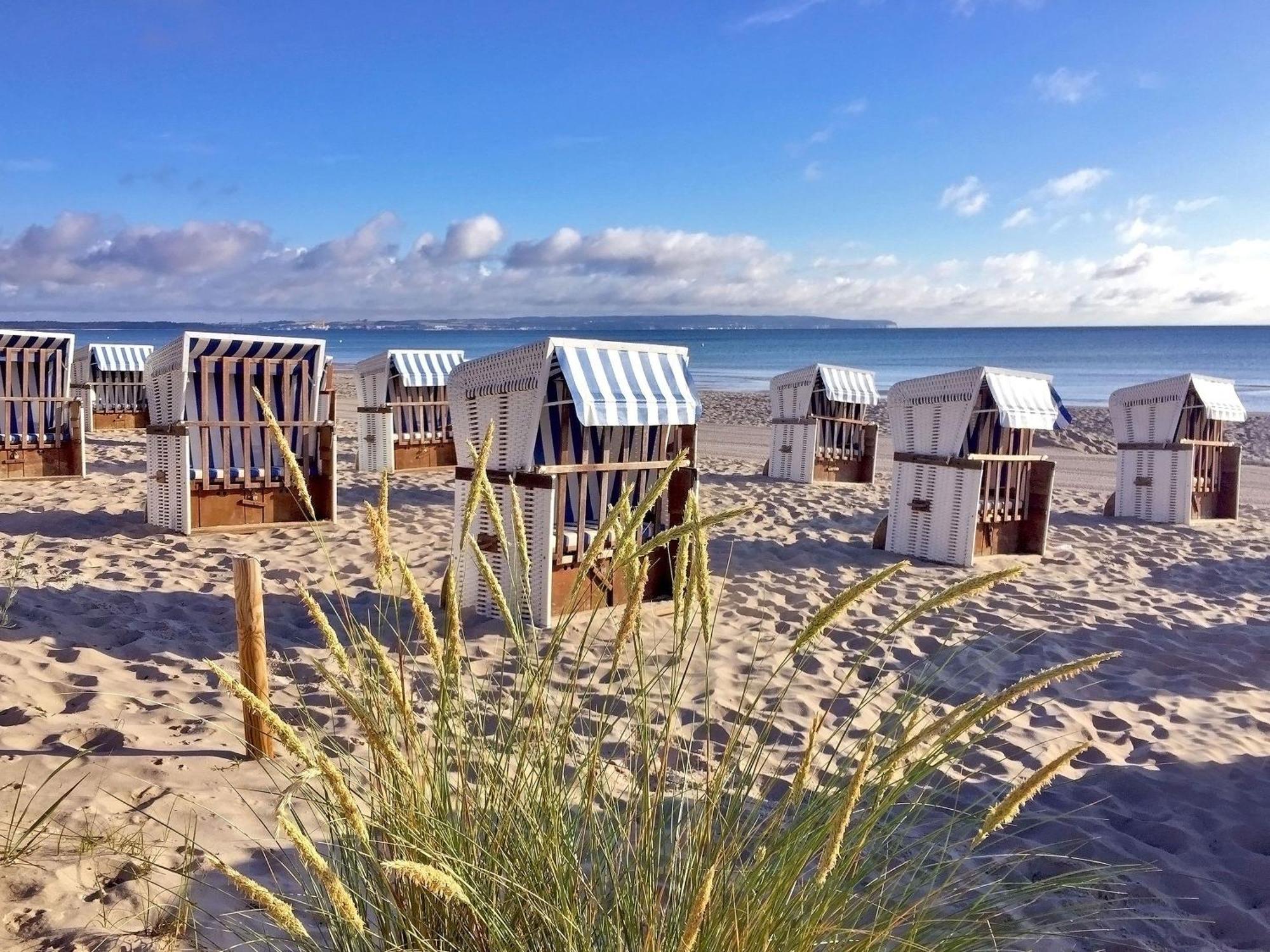 Seitlicher Meerblick, Nur 50 Meter Zum Strand Binz Dış mekan fotoğraf